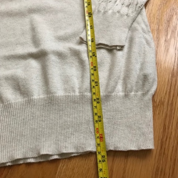 Cream sweater 3/4 sleeves - Picture 5 of 6